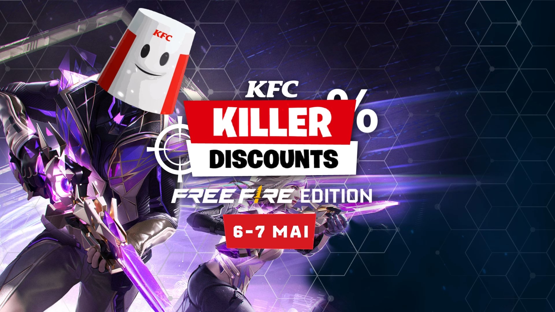 KFC Killer Discounts FreeFire Edition